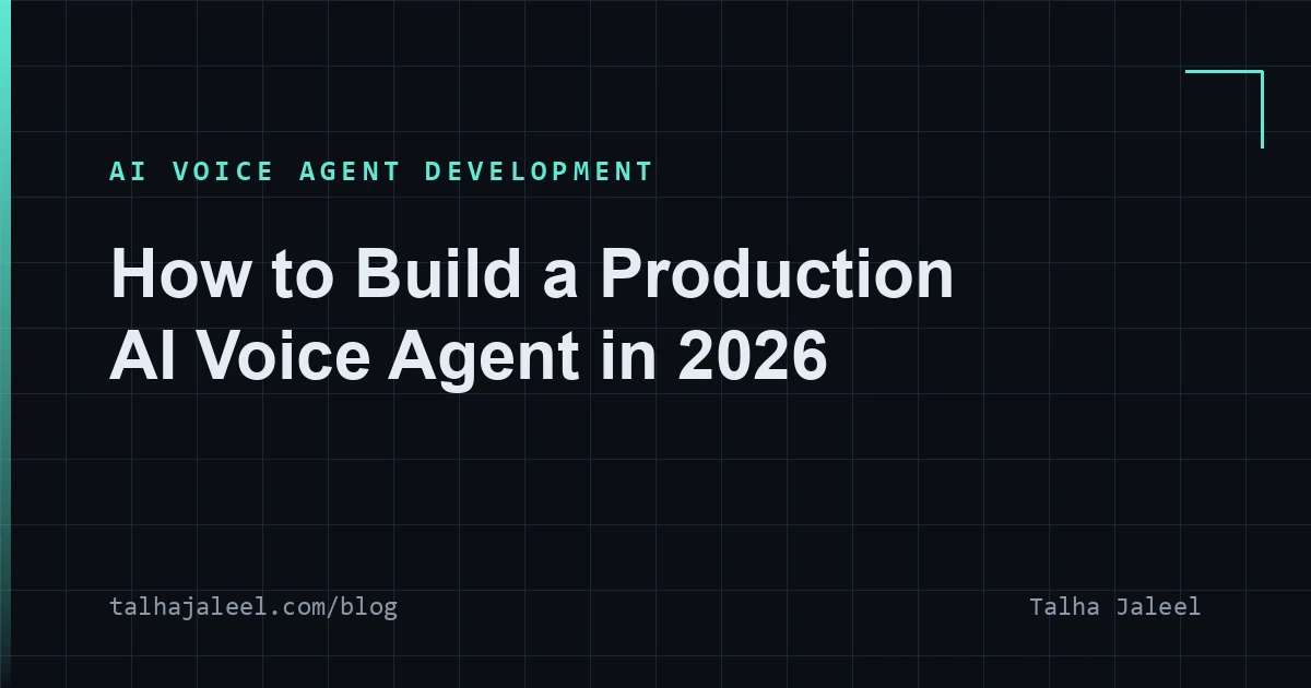 AI voice agent development guide cover