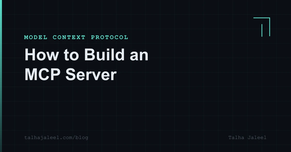 How to build an MCP server guide cover